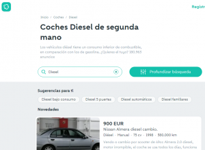Coches en Wallapop para comprar y vender