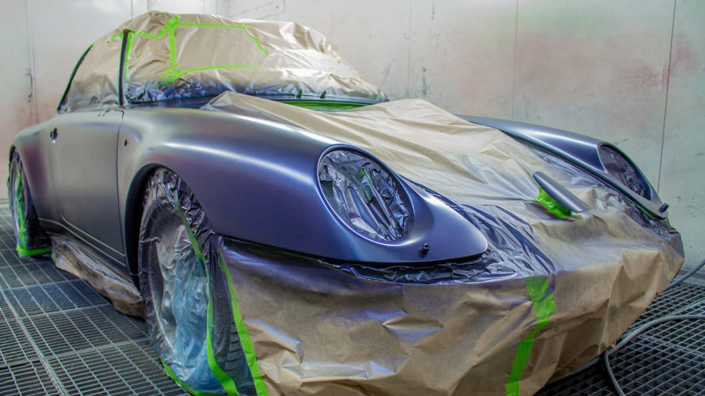 Con qué pinturas se pinta un coche